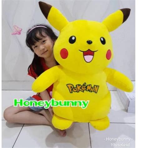 Jual Boneka Pokemon Pikachu Jumbo Shopee Indonesia