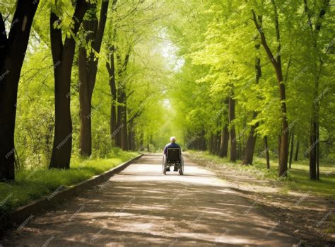 Premium Photo A Disabled Man On A Wheelchair In The Office Young Man