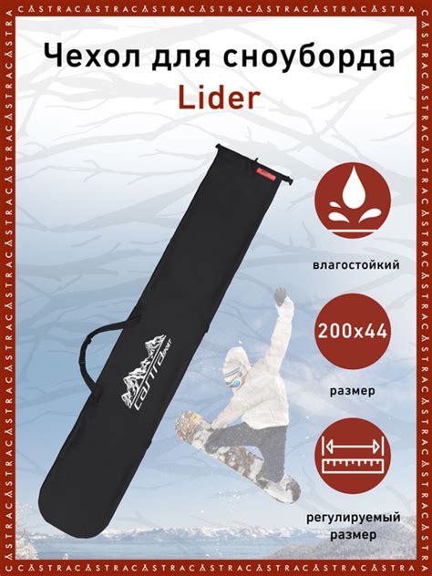 Чехол для сноуборда Lider CASTRA купить по выгодной цене в интернет ...