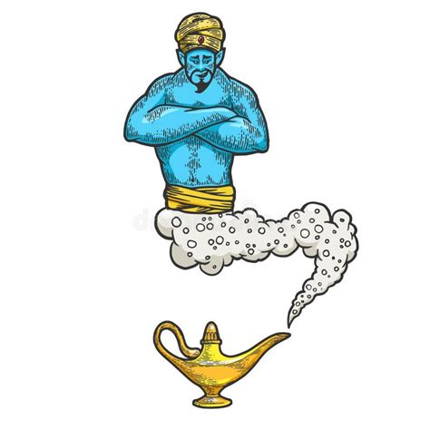 Genie Lamp Sketch Stock Illustrations 170 Genie Lamp Sketch Stock