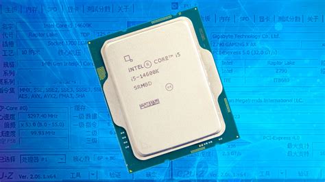 Intel Core i5 14600K benchmark appears, CPU-Z confirms specs