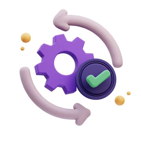 Gear Setting Quality Control 3d Illustration 13822343 Png