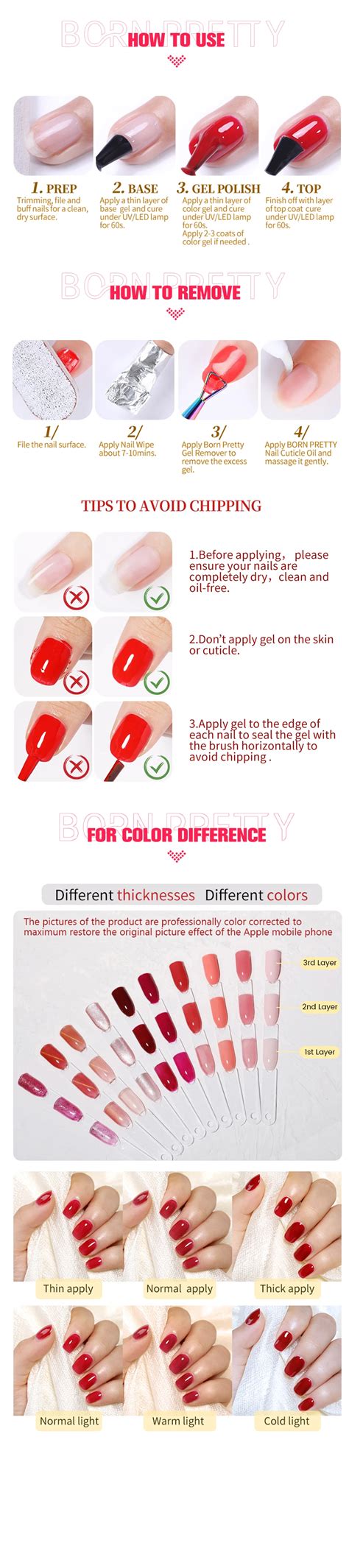 Born Pretty Ml Colors Soak Off Long Lasting Nude Pink Transparent Jelly Gel Uv Color Gel