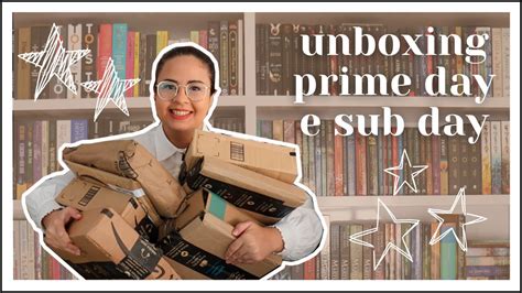 UNBOXING DOS LIVROS QUE COMPREI NO PRIME DAY E SUB DAY YouTube