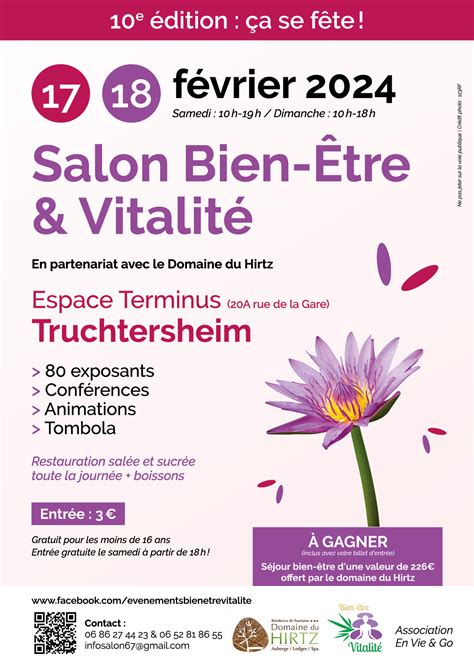 Salon Du Bien Etre Et De La Vitalite Truchtersheim Les Et