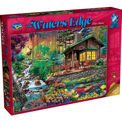 Holdson Puzzle The Waters Edge 1000pc Hillside Hideaway Holdson