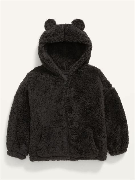 Sherpa Critter Zip Hoodie For Toddler Girls Old Navy