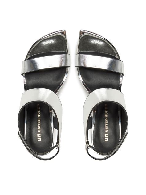 Σανδάλια United Nude Zuma Sandal Hi Ασημί epapoutsia gr