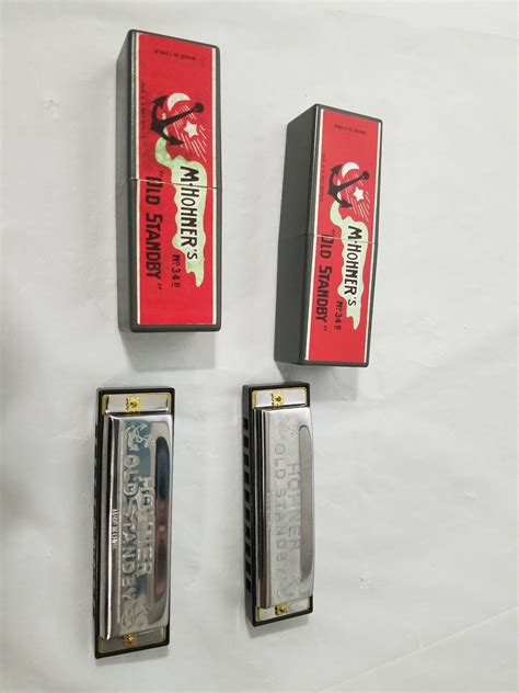 2 M Hohner S Old Standby No 34b C 34b D Harmonica Ebay