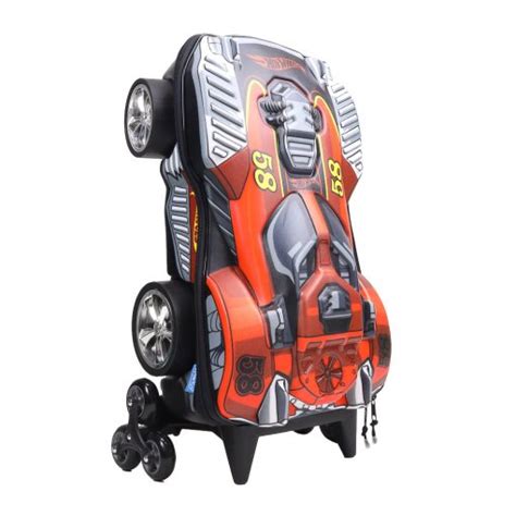 Mochila De Rodinha Lancheira Hot Wheels Diplomata Betisa