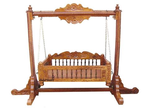 High Quality Handmade Wooden Cradle ( Palna) SWG-0002