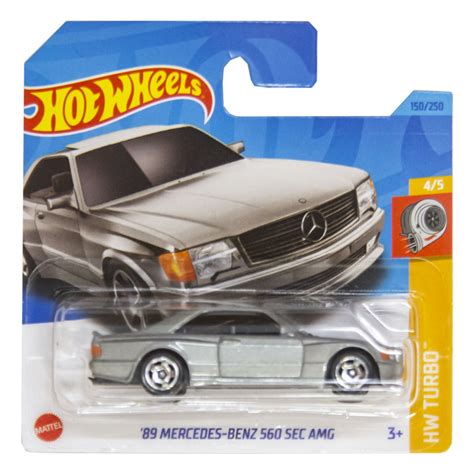 Mercedes Benz SEC AMG Hot Wheels Srebrny