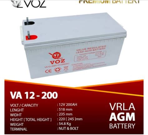 Jual Battery Aki Vrla Voz V Ah Di Lapak Escape Computer Bukalapak