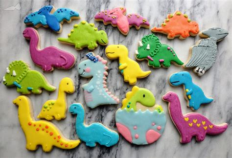 Dinosaur Cookies Etsy