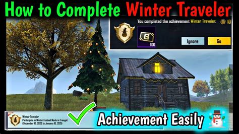 HOW TO COMPLETE WINTER TRAVELER ACHIEVEMENT IN PUBG MOBILE FROST