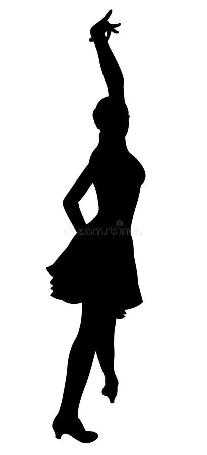 Tango dancer silhouette stock vector. Illustration of hispanic - 65326715