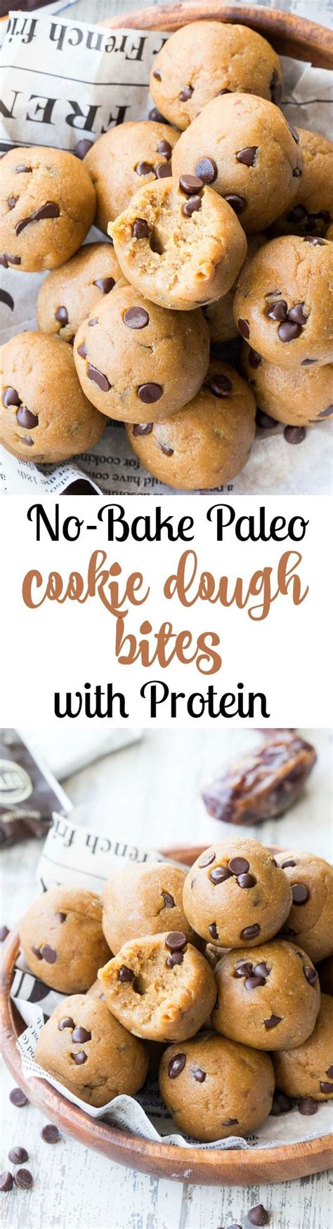 These Tasty No Bake Paleo Cookie Dough Bites Are Made With Real Food Ingredients Sweete