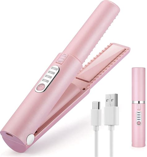 Hair Straightener Upgraded Cordless Straightener Portable Flat Iron