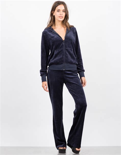 Velour Tracksuit Set - Matching Sets - Activewear – 2020AVE