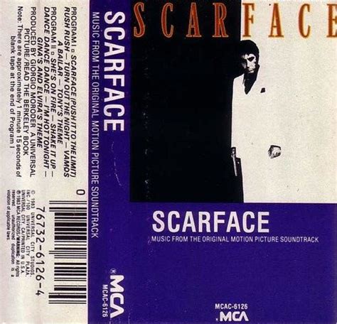 Scarface Music From The Original Motion Picture Soundtrack Cassette