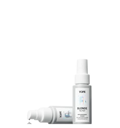 Yope BLONDE my HAIR Regenerujące serum do włosów blond i rozjaśnianych ml Drogeria Pigment
