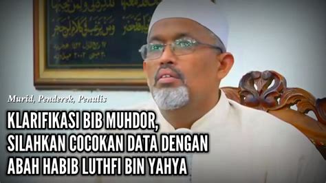 Apa Habib Luthfi Asal Bicara⁉️data Sejarah Spiritual Ilahiah Habib Muhdor Assegaf Youtube