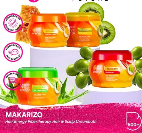 Makarizo Hair Energy Fibertherapy Hair Scalp Creambath Indonesia