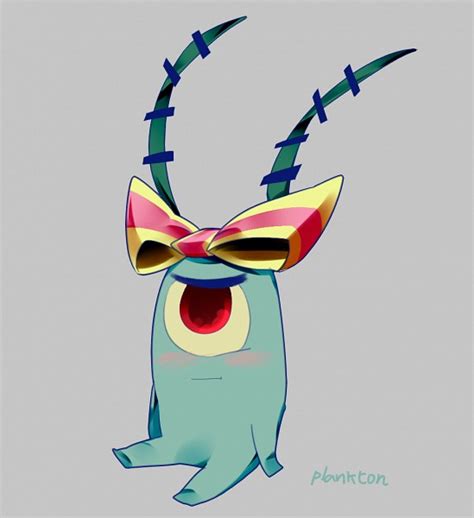 Sheldon Peter James Plankton Spongebob Squarepants Image By Pixiv
