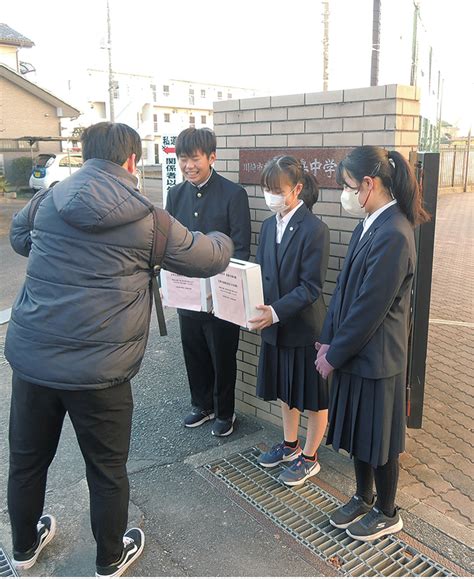 中野島中学校 地域の思い、被災地へ 生徒主体で募金活動 | 多摩区・麻生区 | タウンニュース