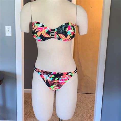 Wet Seal Swim Neon Twopiece Bikini Size Small New Tags Poshmark