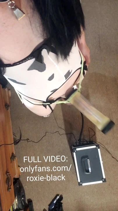Cow Slut Gets Her Fat Cock Milked Shemale Bdsm Porn Feat Roxie Black Xhamster