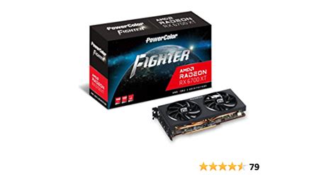 PowerColor Fighter AMD Radeon RX 6700 XT Gaming Graphics Card with 12GB ...