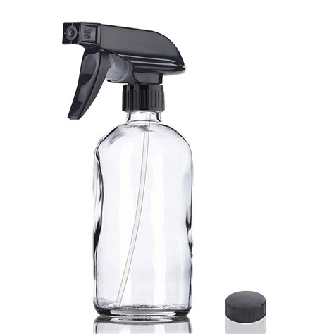 Glass Spray Bottle Niuta 16 Oz Clear Glass Empty Spray Bottles With Labels For