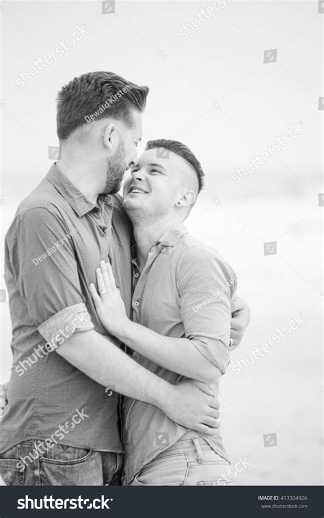 Same Sex Gay Male Couple On Stock Photo Shutterstock