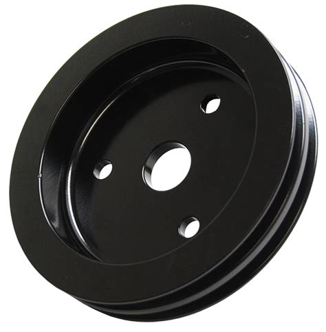 1955 68 Small Block Chevy Swp Crankshaft Pulley Aluminum 2 Groove