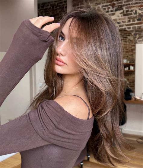 Latte Brunette Hair Cuts Hair Color Brown Hair