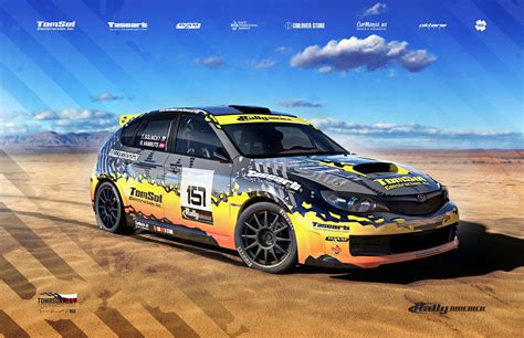 Tomaso Rally Team T Solnický R Vambuts Subaru Impreza Design