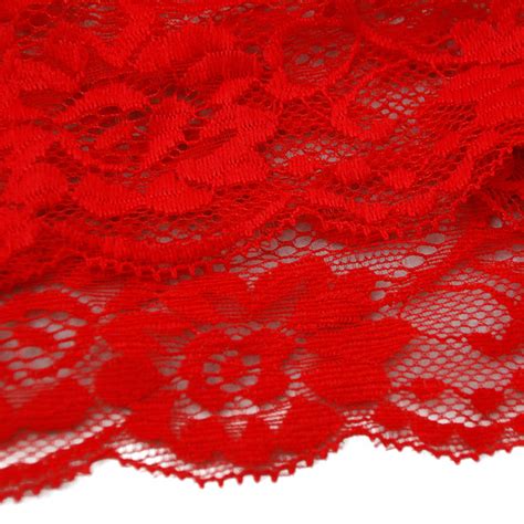 Sexy Red Halter Deep V Floral Lace Bodysuit Teddy Lingerie N