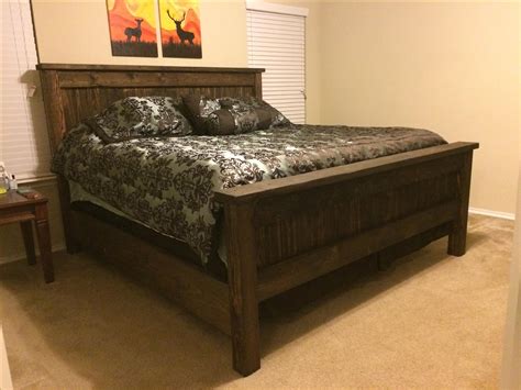 Custom Hardwood Bed Frame