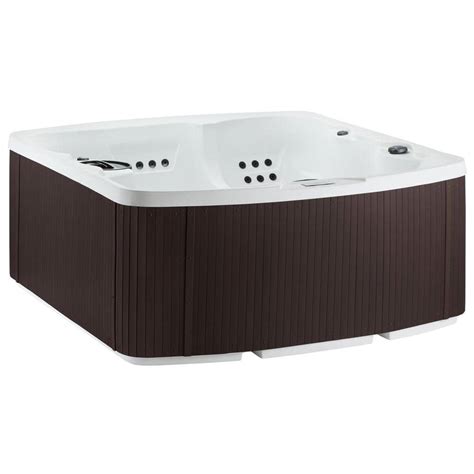 Lifesmart Leganza 6 Person 90 Jet 230V Hot Tub With Lounge Seating 401433510600 The Home Depot