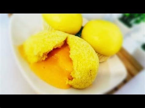 Salted Egg Custard Steam Bun Custard Lava Bun Recipe 黄金流沙包简单食谱