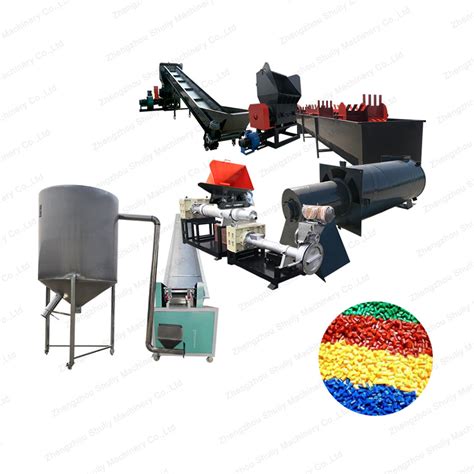 High Capacity Plastic Making Pellets Machine HDPE LDPE Film PE PP Bags