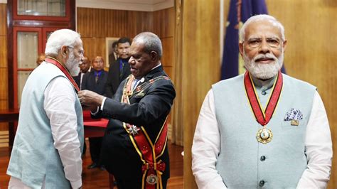 Prime Minister Modi Conferred With Fiji S Highest Honor Companion Of