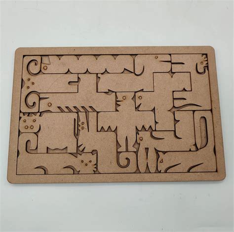 Brown C309 Mdf Wood Puzzle At Rs 100piece In Surat Id 2853170075448