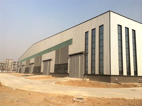 Industrial Heavy Prefab Steel Structure Factory Building For Sale