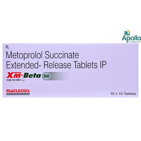 XM BETA 50MG TABLET | Uses, Side Effects, Price | Apollo Pharmacy