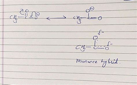 TUTULUI UU L JELL TUOLLS . (a) Write the resonance structures of CH3COO ...