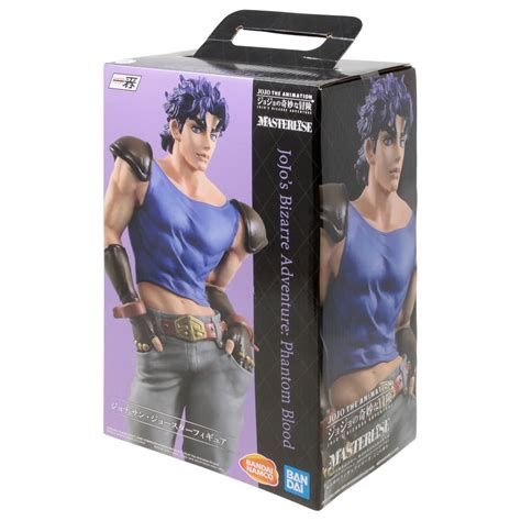 Bandai Ichibansho Jojo S Bizarre Adventure Anime Jonathan Joestar Jojo S Assemble Figure Blue