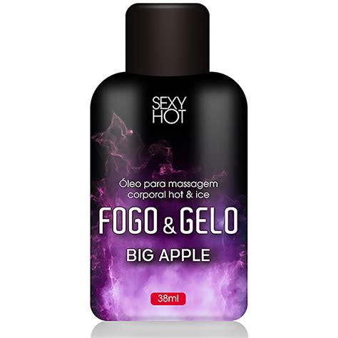 Sexy Hot Fogo E Gelo Big Apple Gel E Leo Lubrificante Ntimo Beij Vel Para Massagem Esquenta