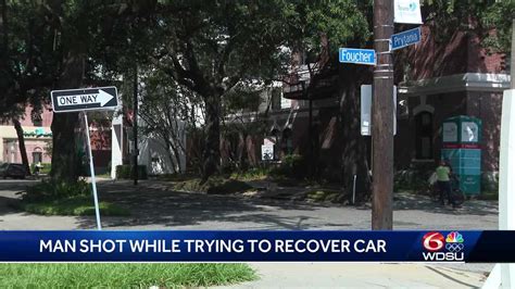 Nopd Man Shot After Confronting Car Thief